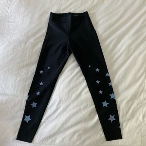 Ultracor black leggings with stars